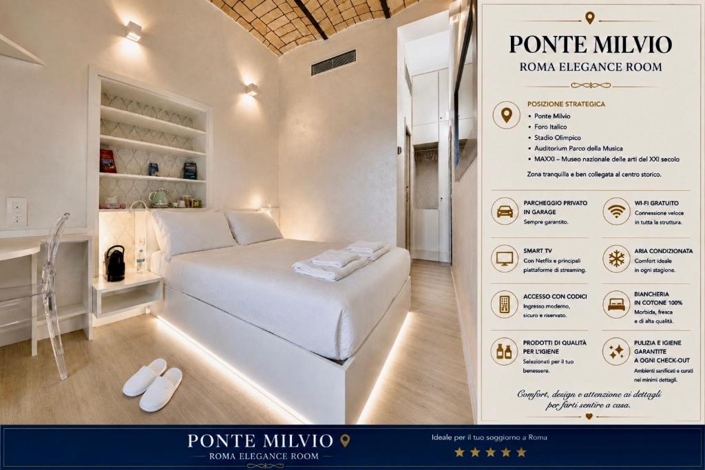 Ponte Milvio Roma Elegance Room & Private Parking - 1