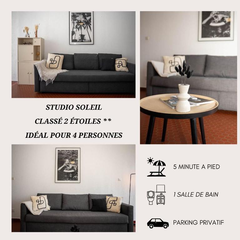 Appartement Saint Cyprien Plage Classé 2 étoiles - 4 personnes - 1