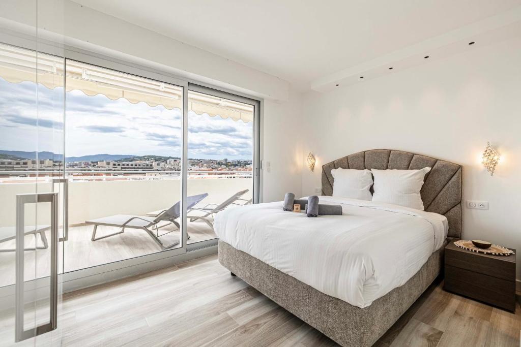 45 CROISETTE - Luxurious 3-bedroom Croisette terrace and sea view - 5