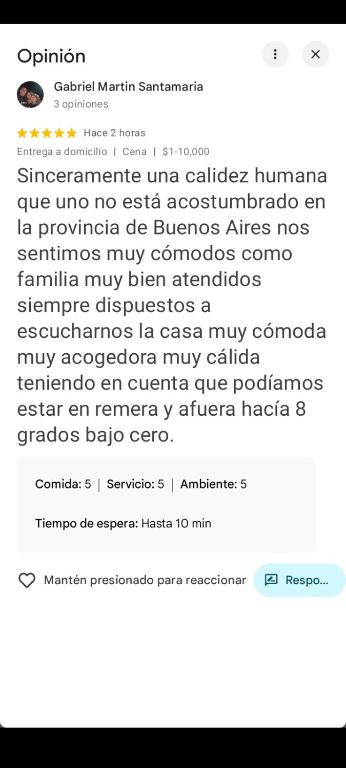 Alojamiento en Malargue - 2