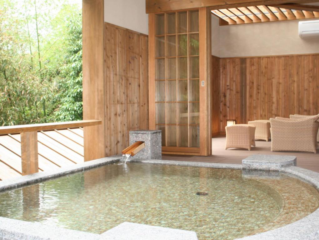 bain en source thermale 