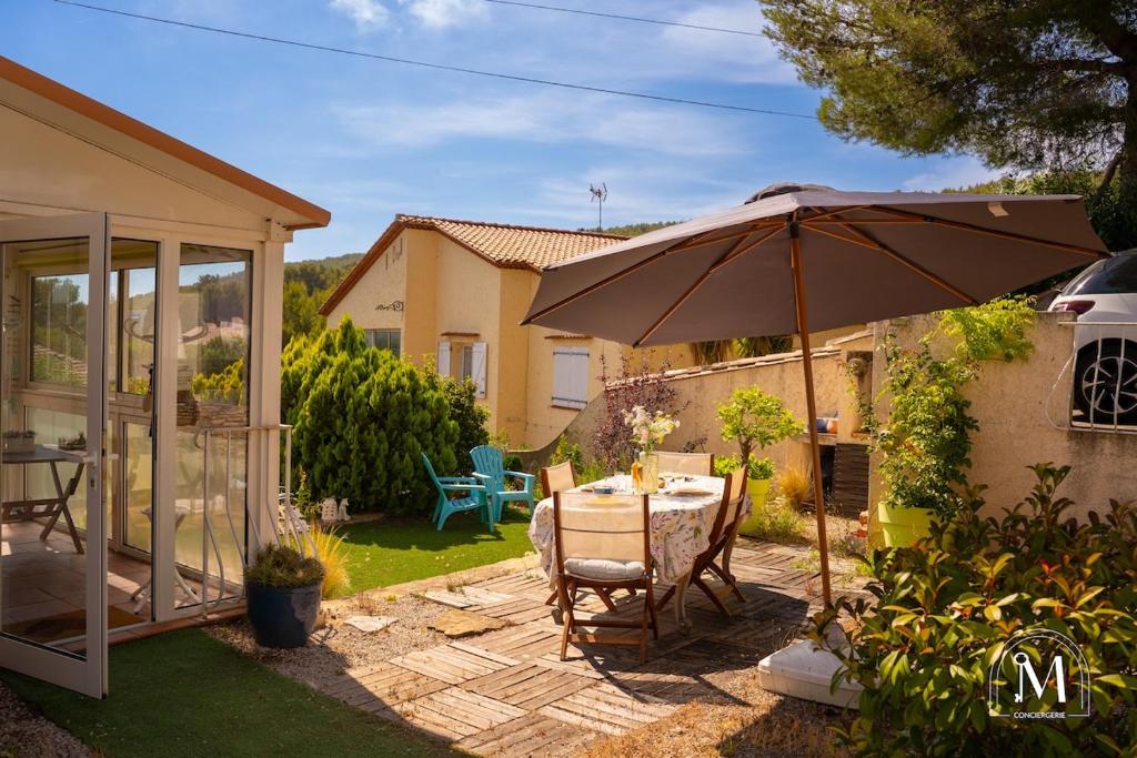 Maisonnette avec jardin et aperçu mer à Bandol - 1