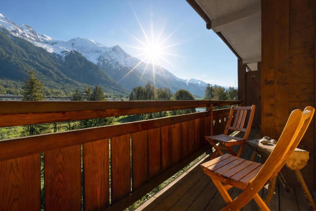 Apt Capucins22 Mont Blanc View 1BR w/ Balcony Garage - Happy Rentals - 1