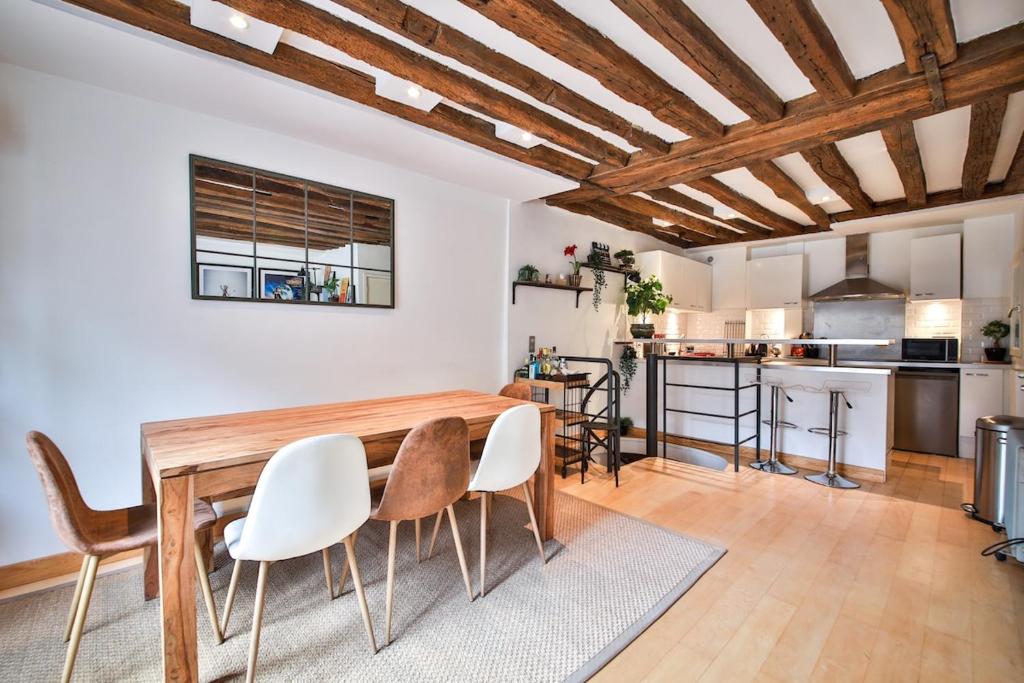 Duplex typiquement parisien#Le Marais#Paris04#2Chambres - 5