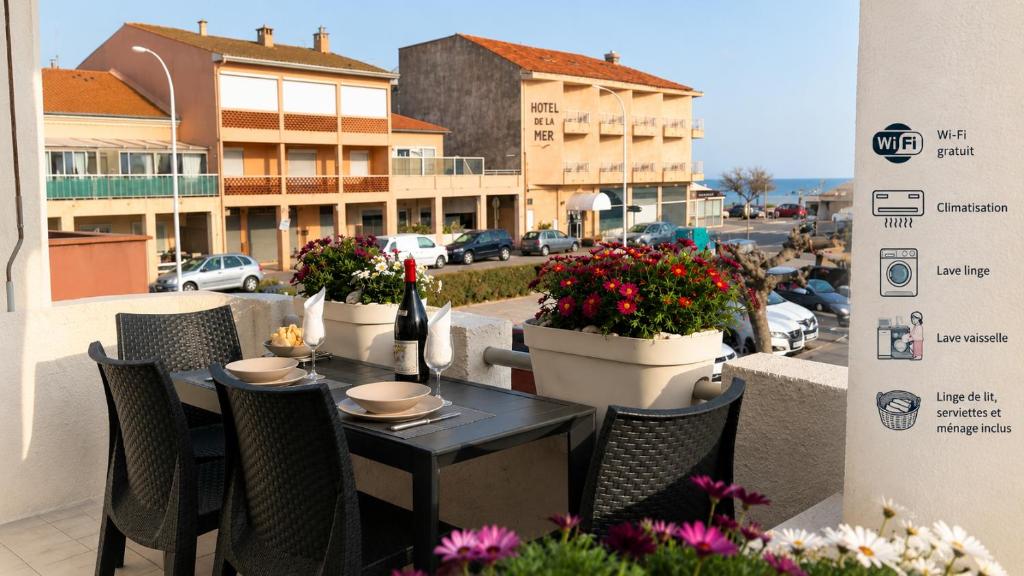 Villa Magaly T4 à 50 m de la plage et de Valras centre avec linge de lit et ménage inclus - 1