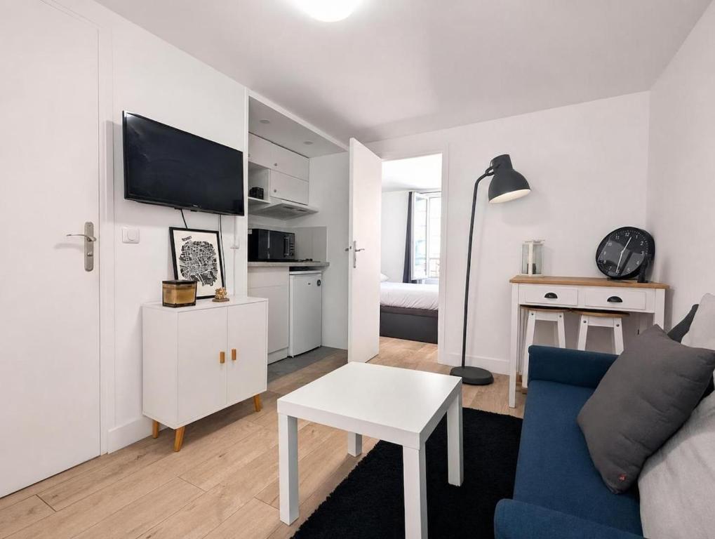 Pied-à-terre cosy entre Italie et BNF - 2 pers - 1
