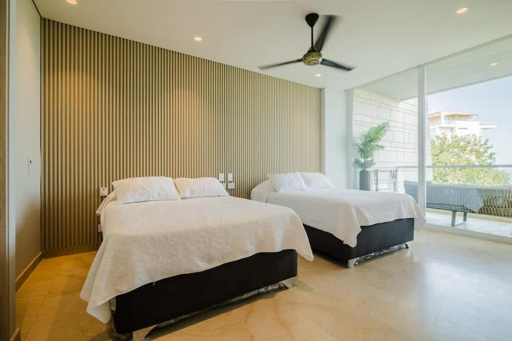 2-BR Sea & Pool View Apartment in Baru - Cartagena - 4