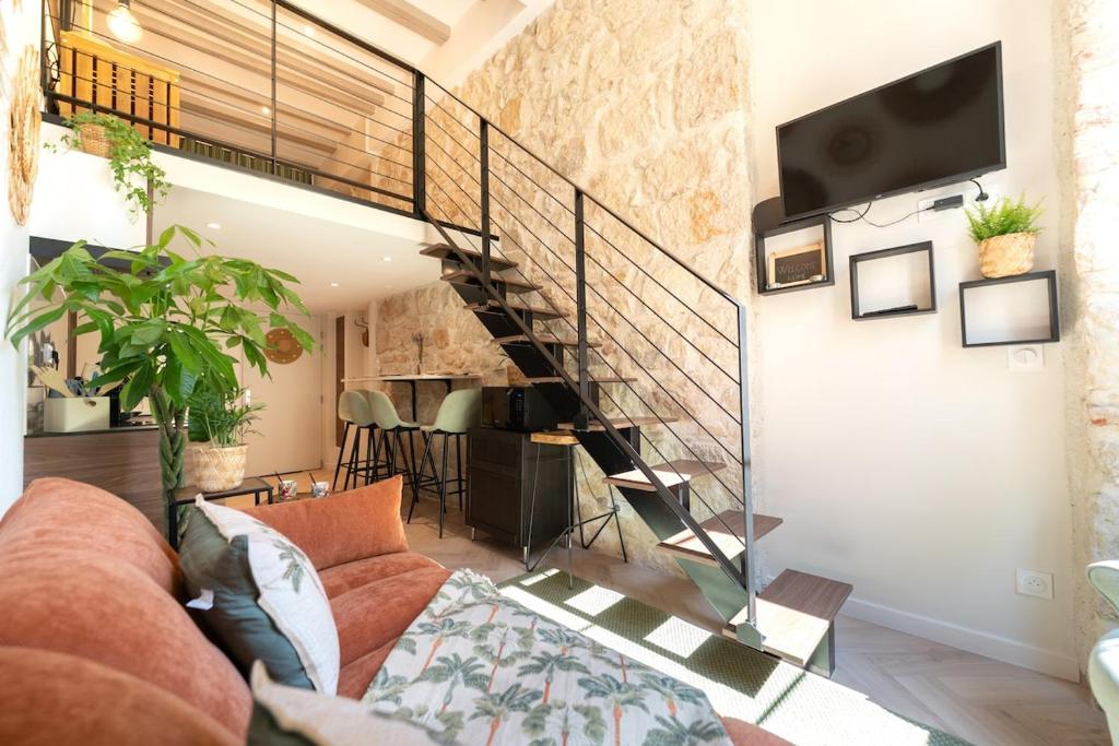 Downtown duplex, Clim, 15 min walk to the sea - 3