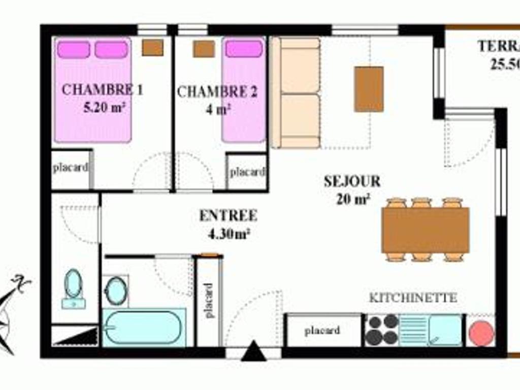 Appartement confortable 6 pers avec terrasse à Aussois - 5