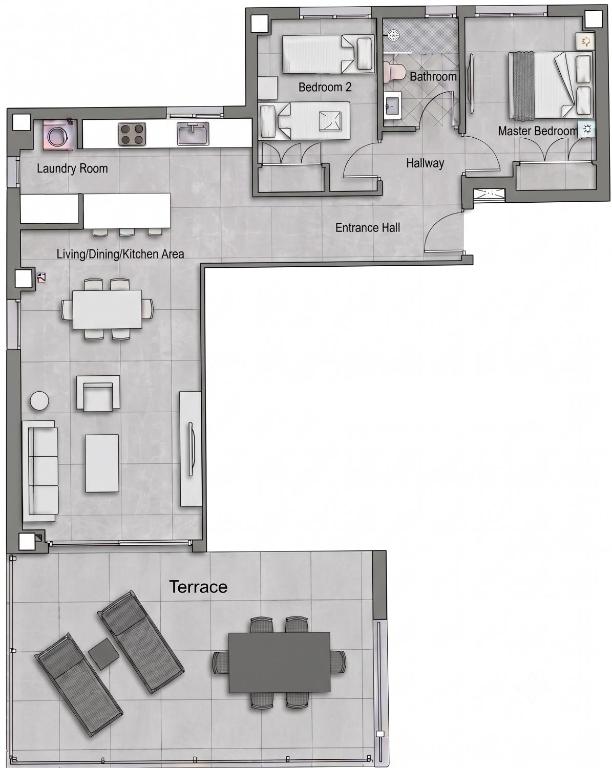 Doña Julia by Addeus - Modern Corner Apartment with Garage Parking - 2