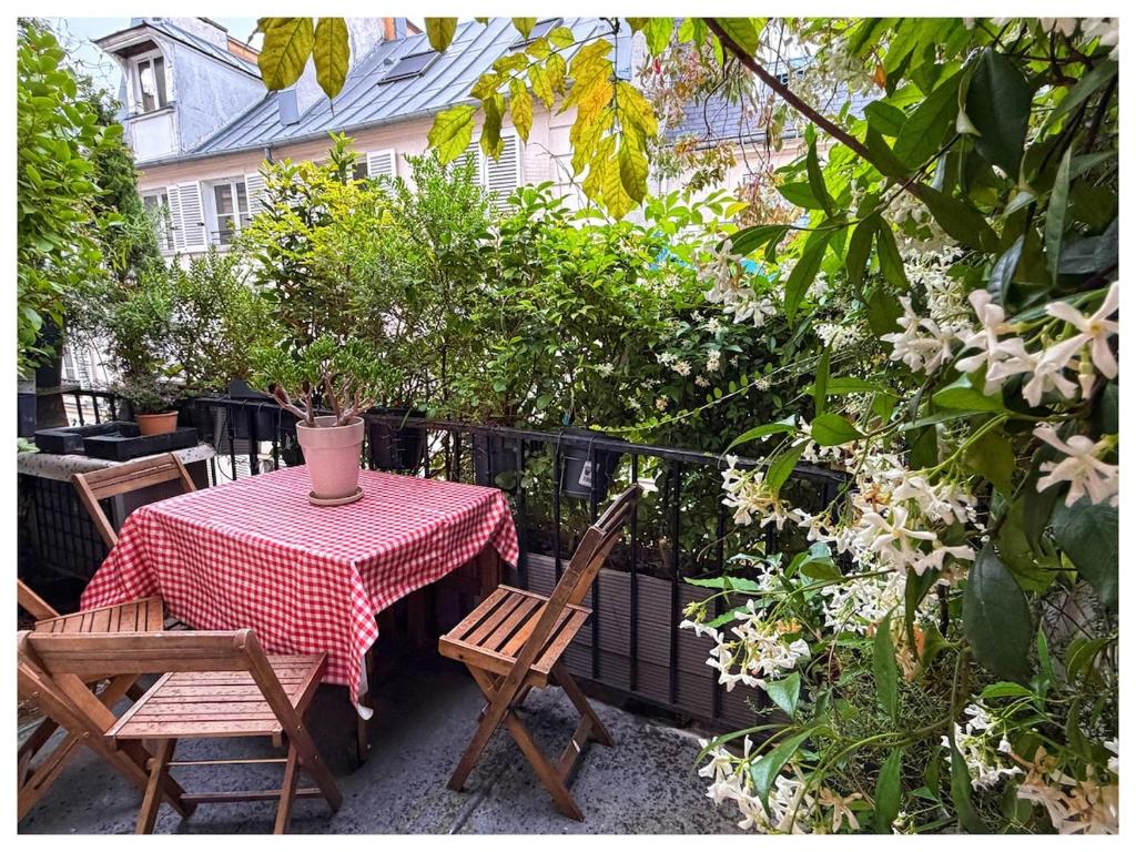 Duplex AC, open terrasse, Paris center - 2