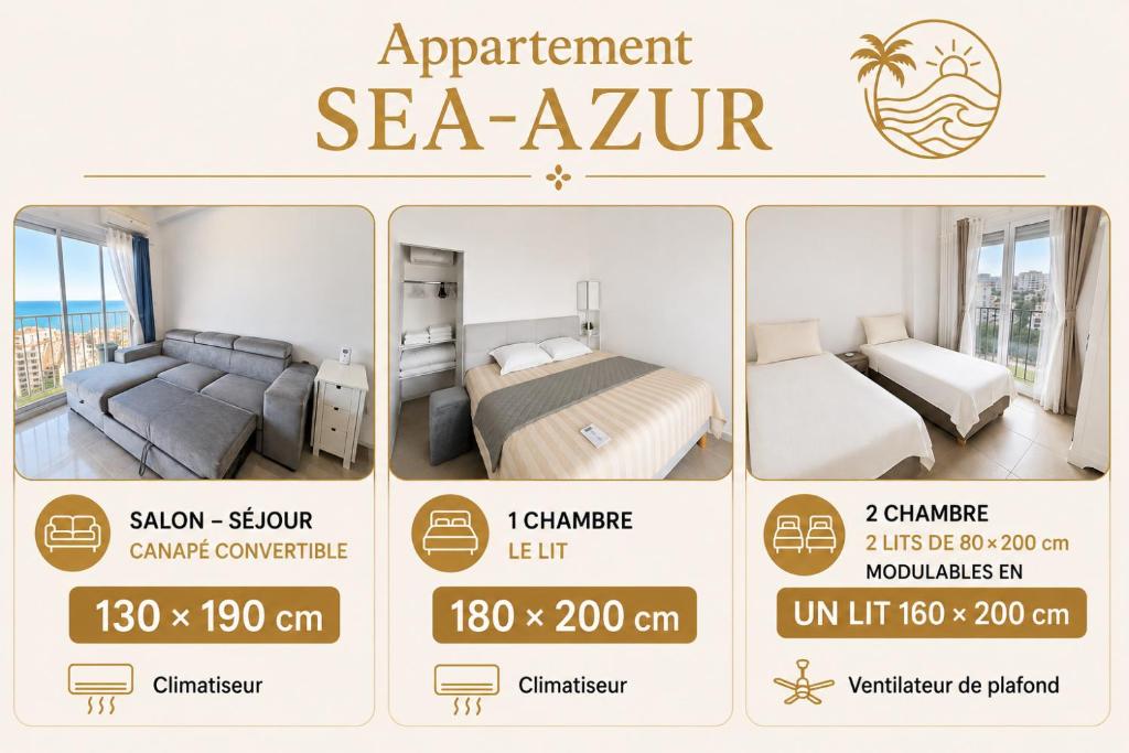 Appartement SEA-Azur panorama Nice Fabron - 4