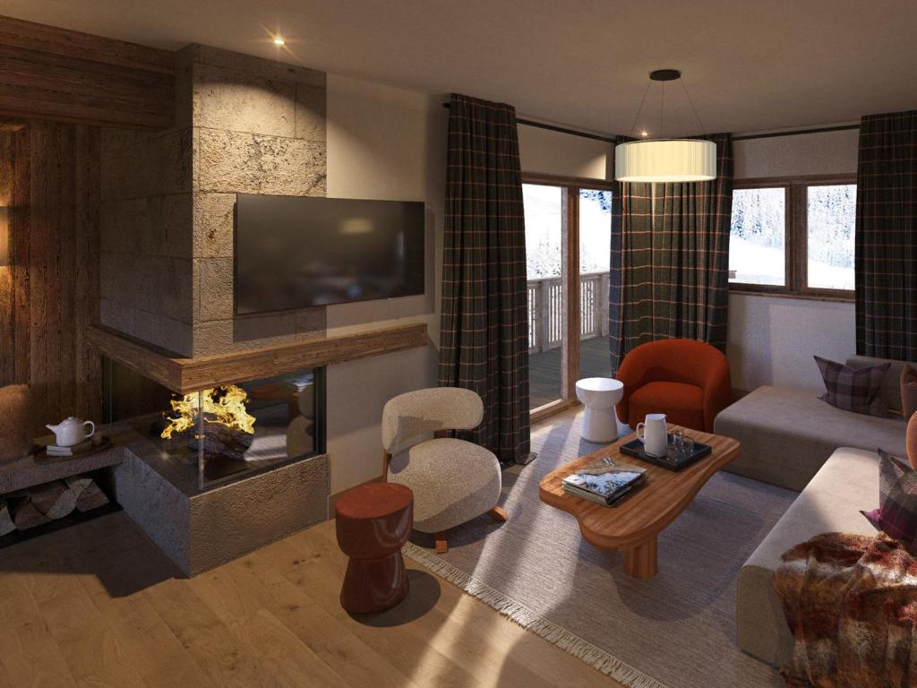 Appartement rustique avec cheminée, terrasse et garage à Val d'Isère - FR-1-694-16 - 1