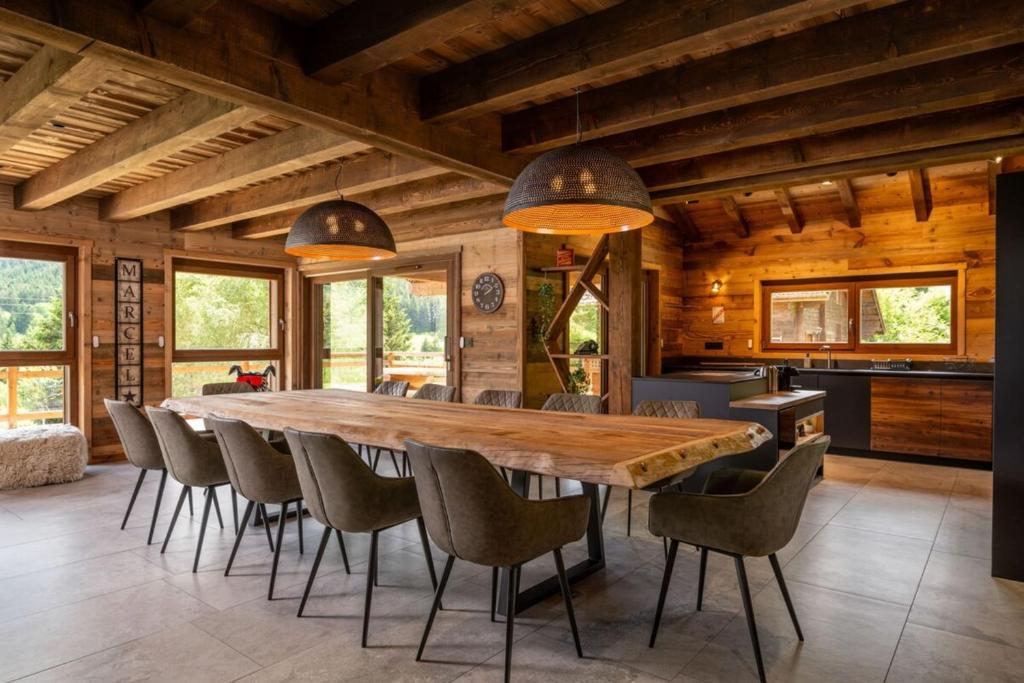 Chalet Marcel Chalet Prestige avec spa sauna & à deux pas de la fôret - 2