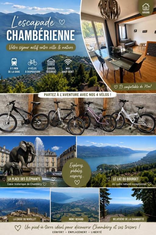 la parenthèse chambérienne avec Garage vélos à dispo Gare à 5min - 2
