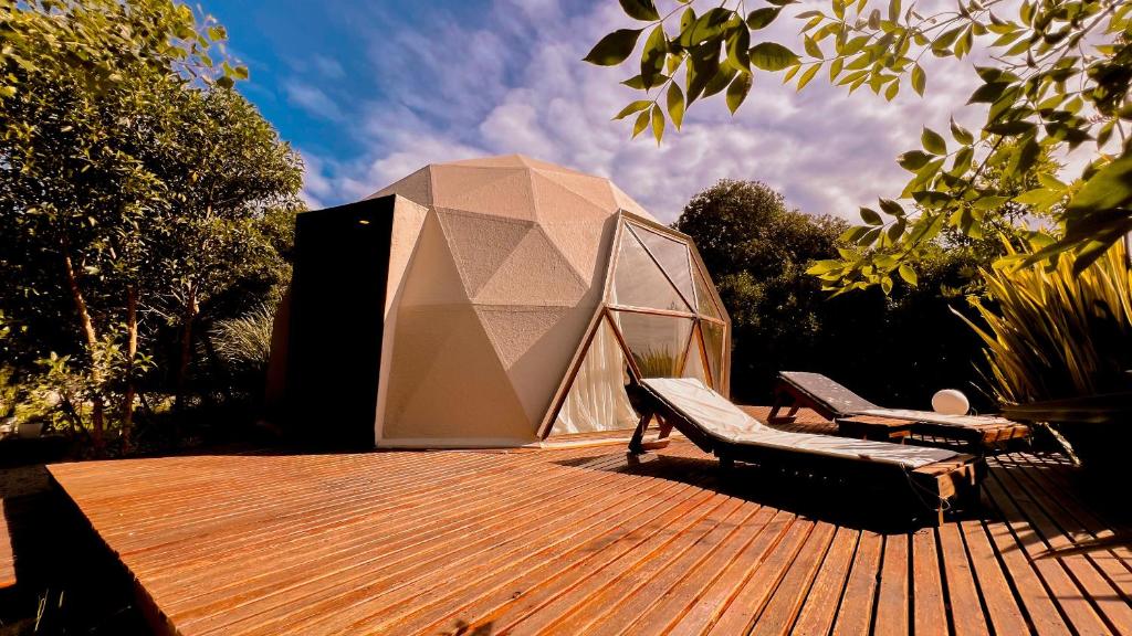 Domo 1 - Glamping para 2 con pile y parrilla en Cruz del Sur, Chapadmalal - Hola Sur - 2