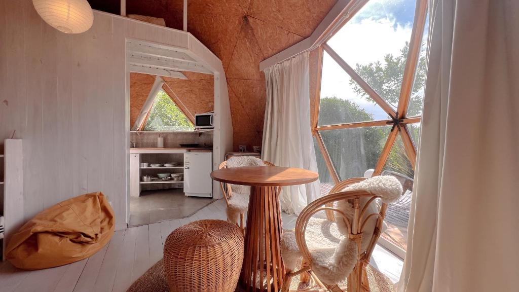 Domo 1 - Glamping para 2 con pile y parrilla en Cruz del Sur, Chapadmalal - Hola Sur - 4