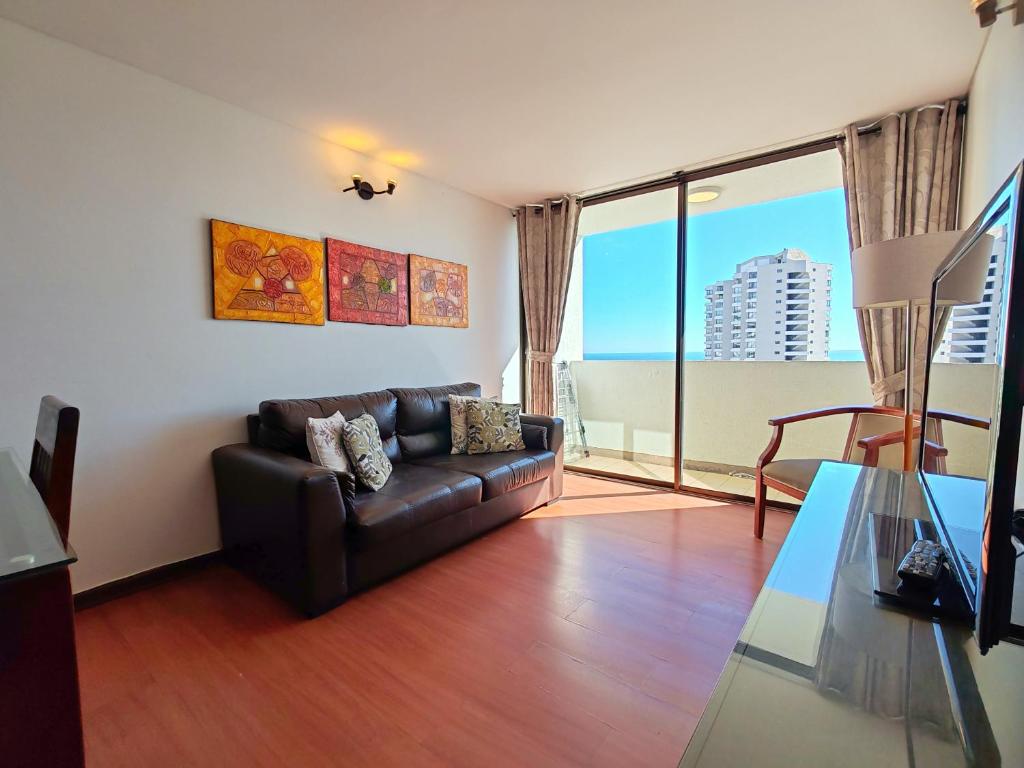 Vista al Mar espectacular! Departamento 2 habitaciones Viña del Mar - 3