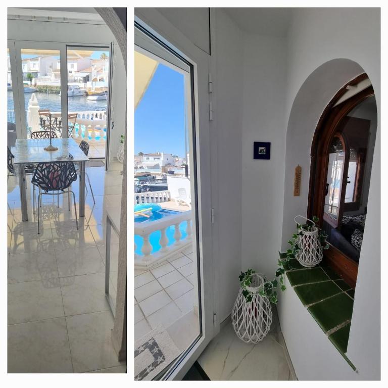 Maison en bord de canal avec piscine privée et amarre privée - 4