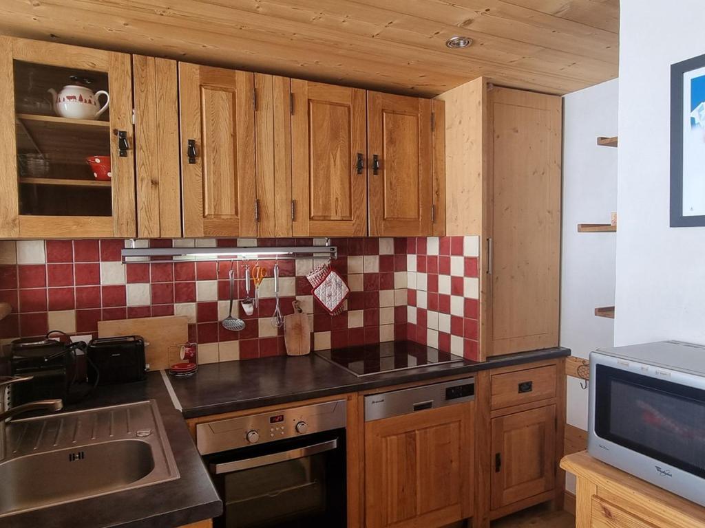 Duplex chaleureux, 6 pers., vue pistes - 3