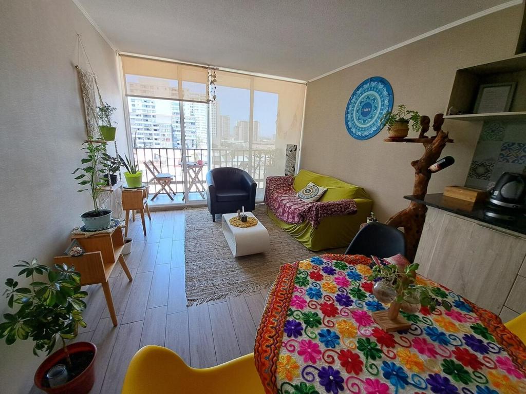 Departamento en Stgo sur amueblado - 1