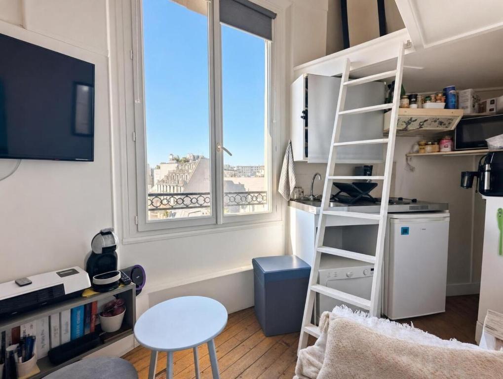 Studio perché et climatisé à Auteuil - 2 pers - 3