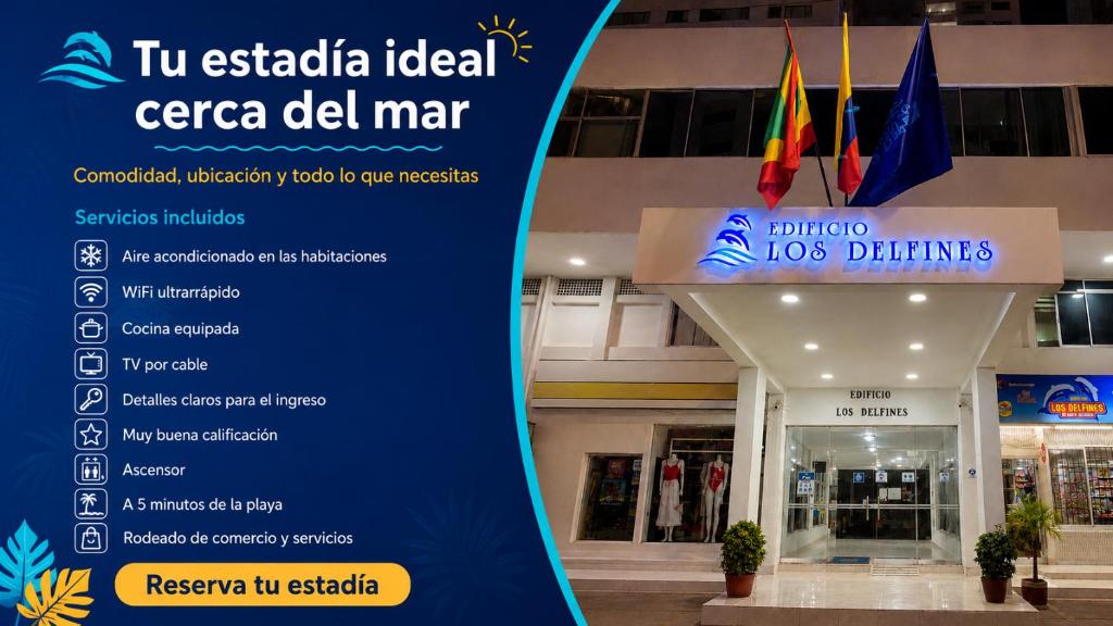 Cómodo Apartamento familiar Apto 1503 en Bocagrande Cartagena a 150mts de la playa - 2