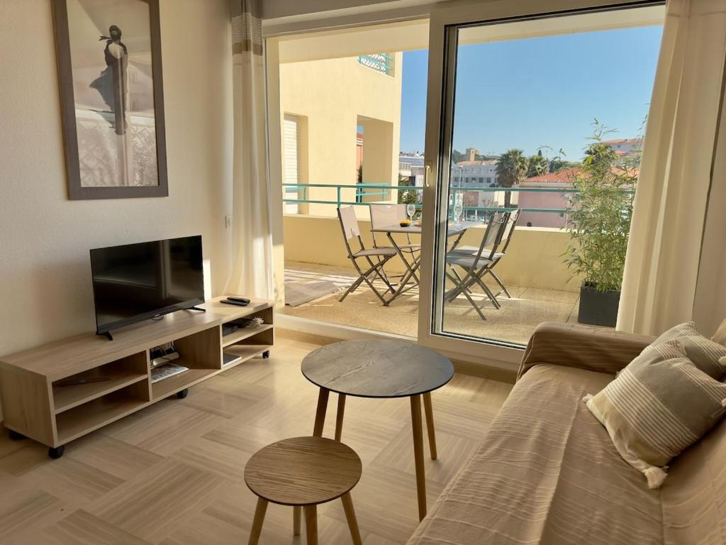 Les Pins Bleus, T2, 4p, AC, PK, Plage et Piscine - 2