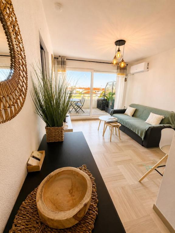 Les Pins Bleus, T2, 4p, AC, PK, Plage et Piscine - 1