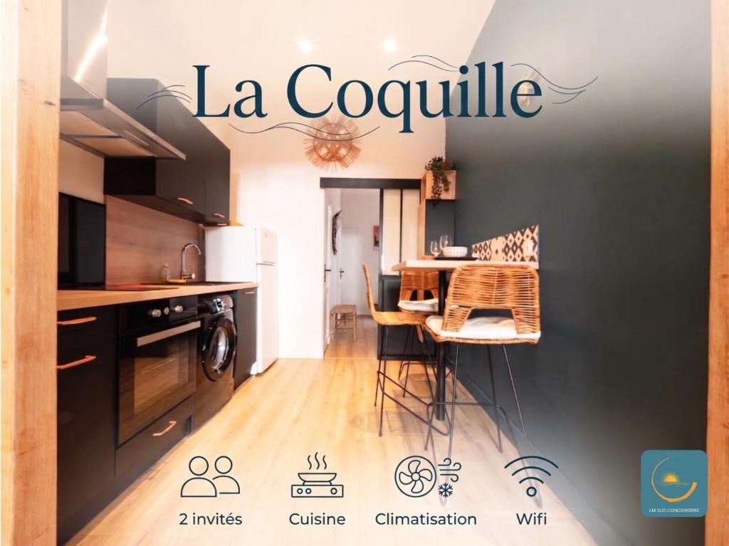 La coquille - terrasse et climatisation en centre ville - gare Saint Roch - 1