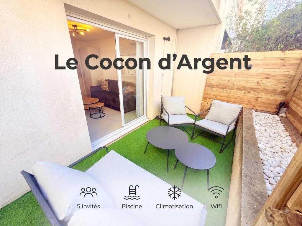 Le Cocon d'Argent, Terrace and Pool - 1