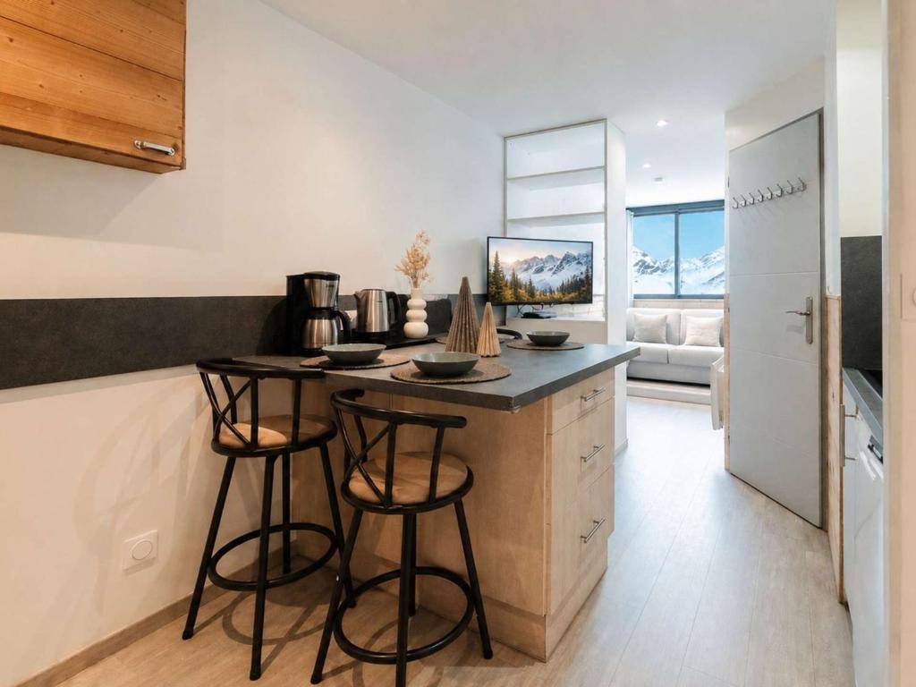 Apt cosy 4 pers, 2 ch, rénové, départ ski aux pieds - FR-1-545-12 - 1