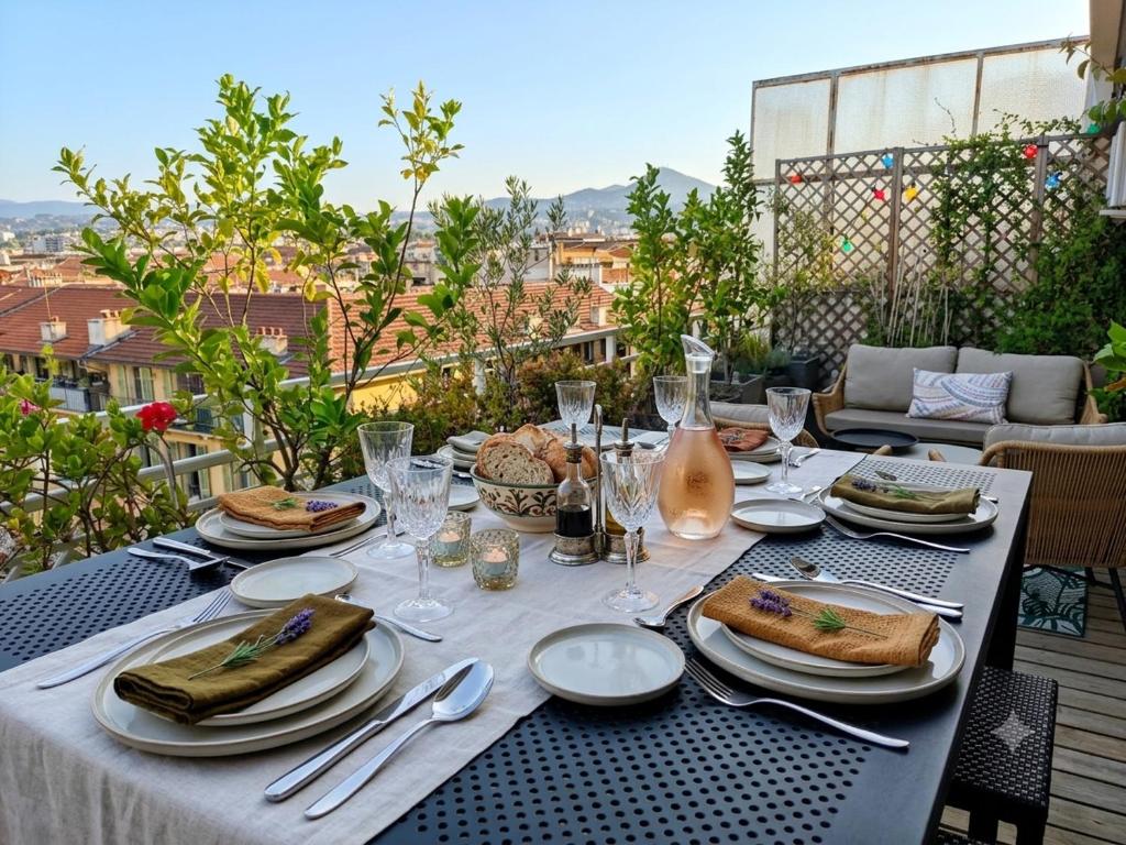 Sun Deck Terrace - Port of Nice with view and air conditioning - 5