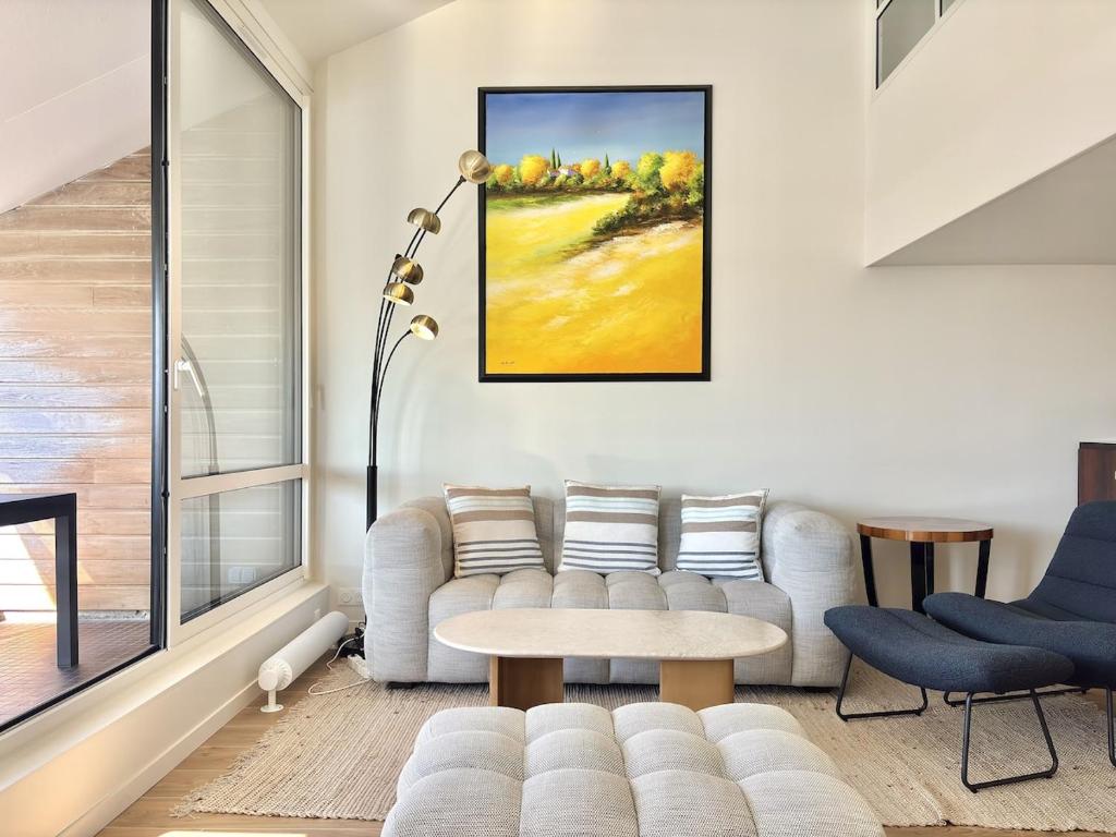 Le Ponant Duplex 3 bedrooms, 1 extra, sea view, sunset, parking - 3