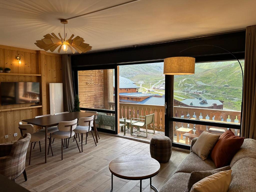 Vue panoramique Val Thorens Appart 49 m2 résidence calme - 2