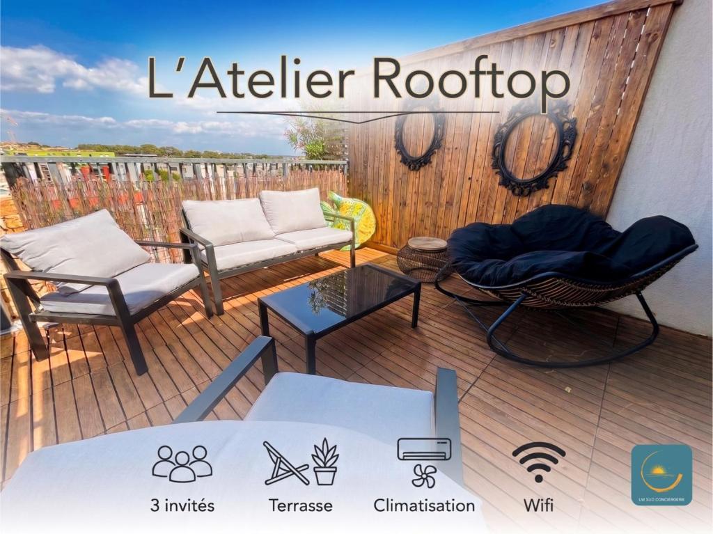 L'Atelier Rooftop, Montpellier Terrace & Sun - 1