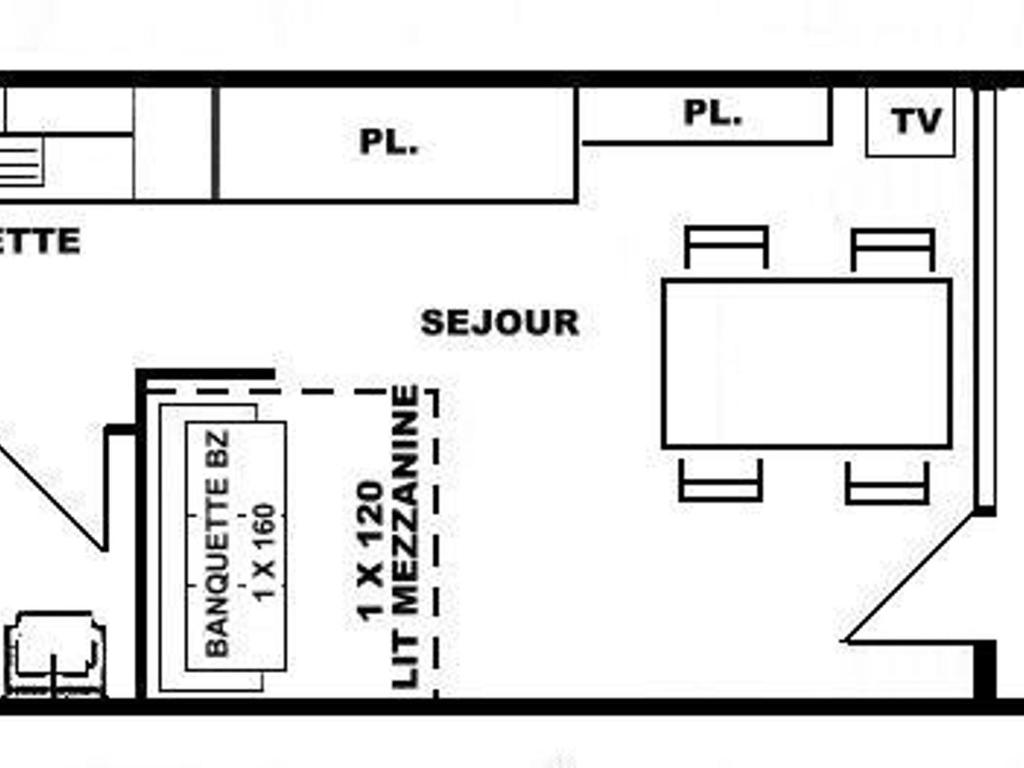 Studio charmant, vue dégagée montagne - 3 pers. - 2