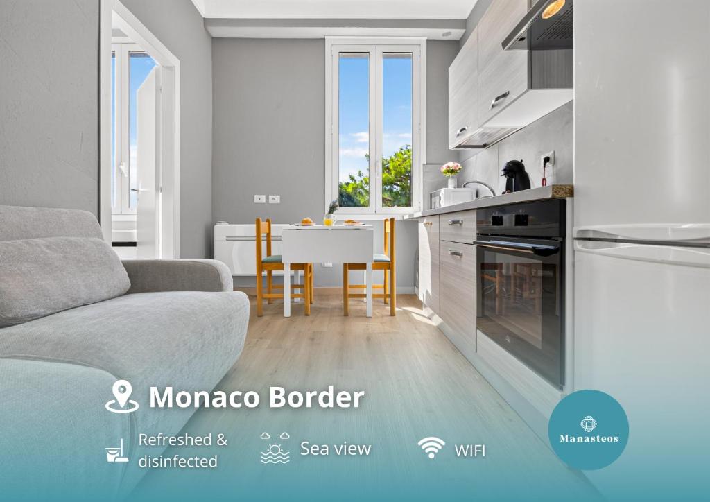 Hauteur de Monaco - Vue mer, port & Palais - HA - 1