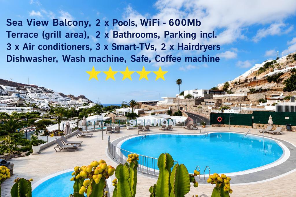 Lux-Bungalow Villa Monaco 3-rm 75m AirCon Parking - 1