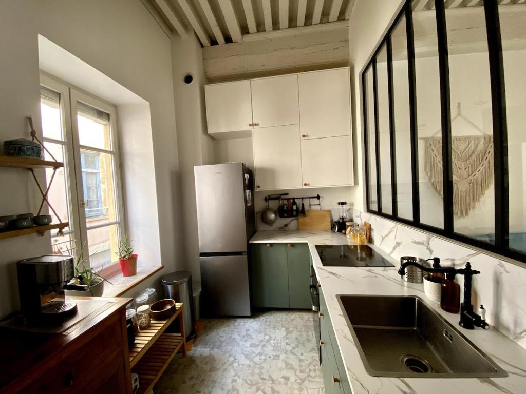 Renovated loft with terrace at Pentes Croix-Rousse - 5