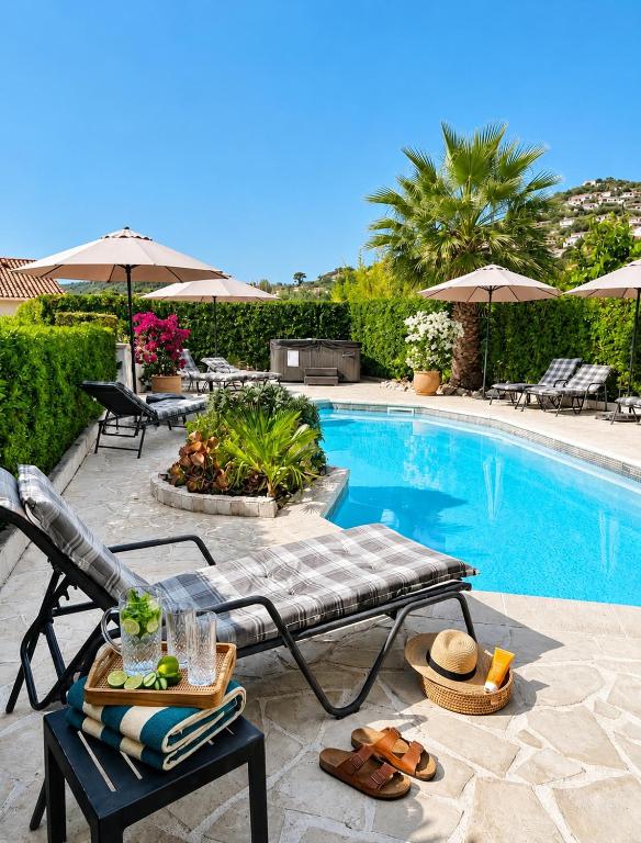 VILLA Plein Sud Piscine Spa Climatisation Parking privé calme et détente - 1