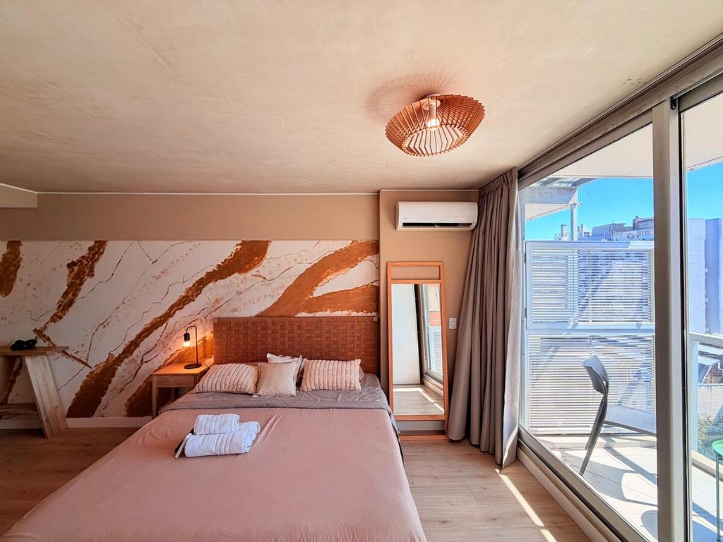 Studio moderno con mural - King Size bed - 4