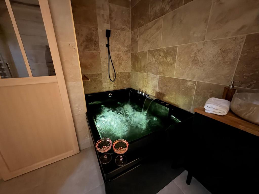 La Parenthèse Rémoise studio with sauna and jacuzzi - 3