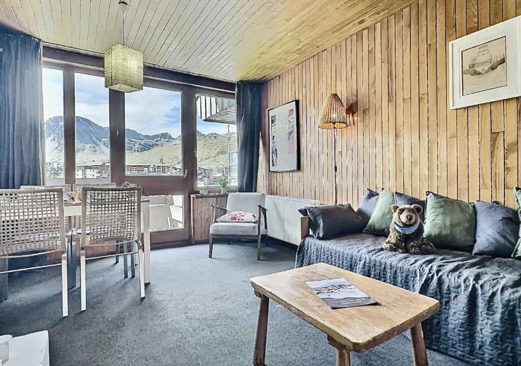 Résidence Lot 300 A Et B - Appartement 2 pièces 4 personnes proche des pistes et des commerces dans le quartier du Lavachet. Situé au 4ème étage d'une rési MAE-1926 - 1