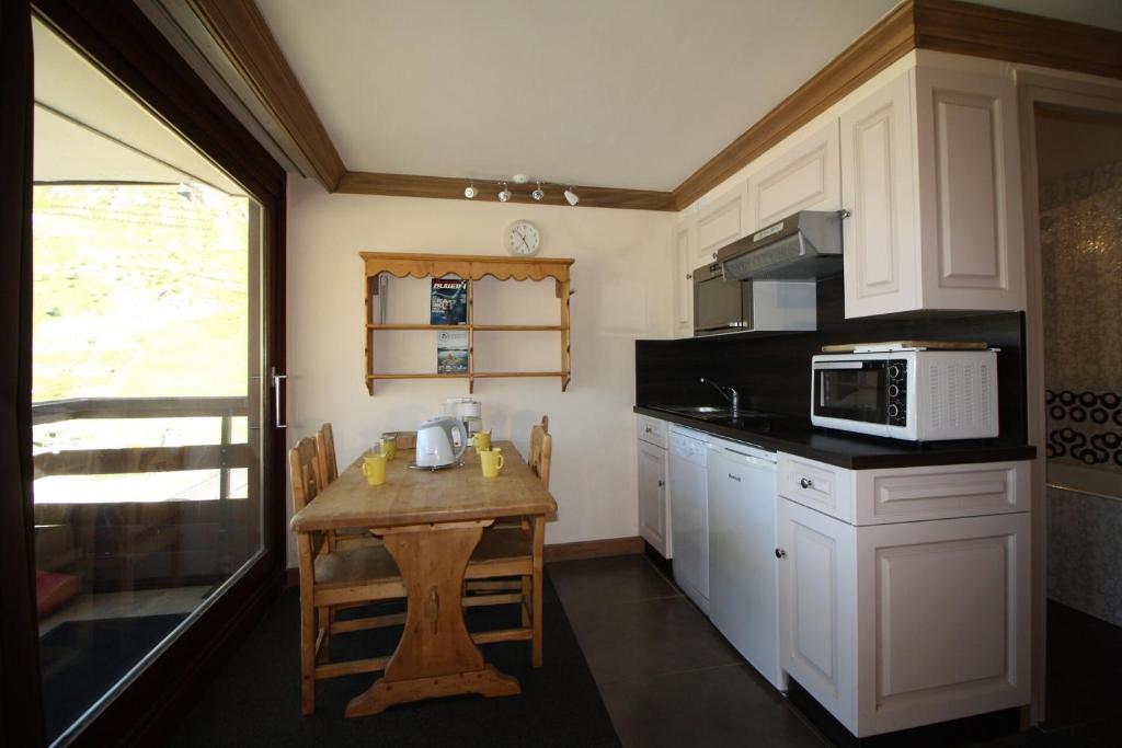 Résidence Palafour - Studio cabine 4 personnes pieds des pistes - balcon vue Grande Sassière MAE-3640 - 4