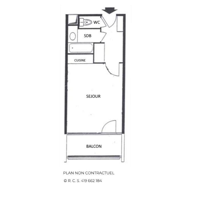 Résidence Chaviere - Studio ski aux pieds au coeur des Ménuires appartement pour 4 personnes MAE-4114 - 3