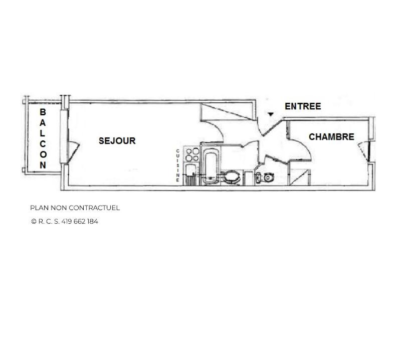 Résidence Valmont - Appartement pour 4 avec cuisine équipée et proche des pistes MAE-4184 - 3