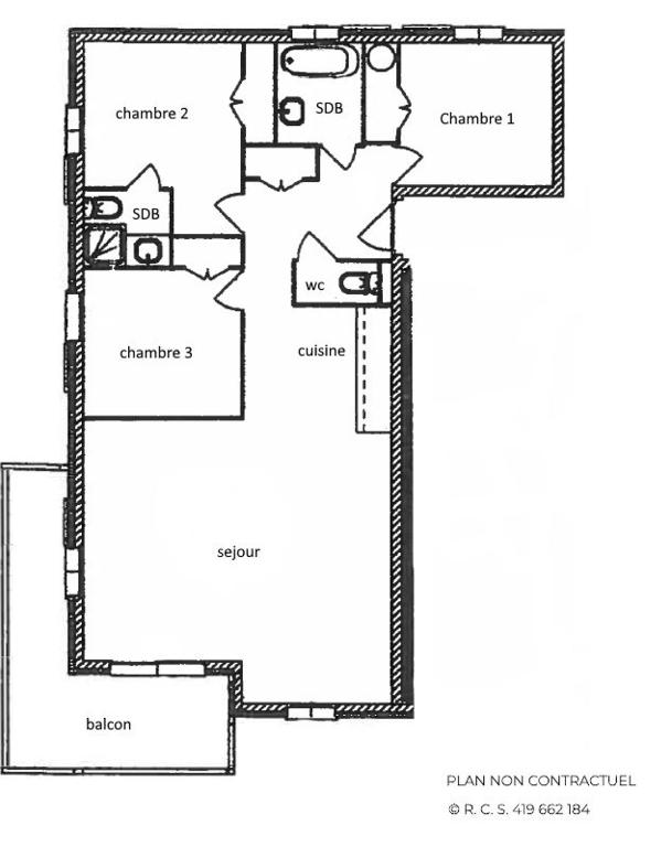 Résidence Hameau Des Marmottes - Hameau des Marmottes 7 appartement pour 6 pax MAE-4514 - 3