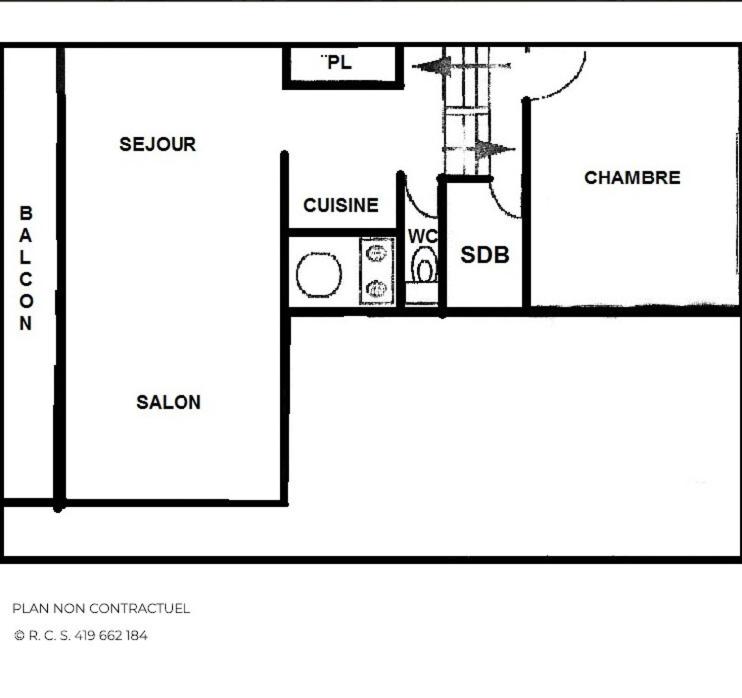 Résidence Lauzes - Appartement 6 personnes avec cuisine équipée aux Ménuires MAE-4684 - 3