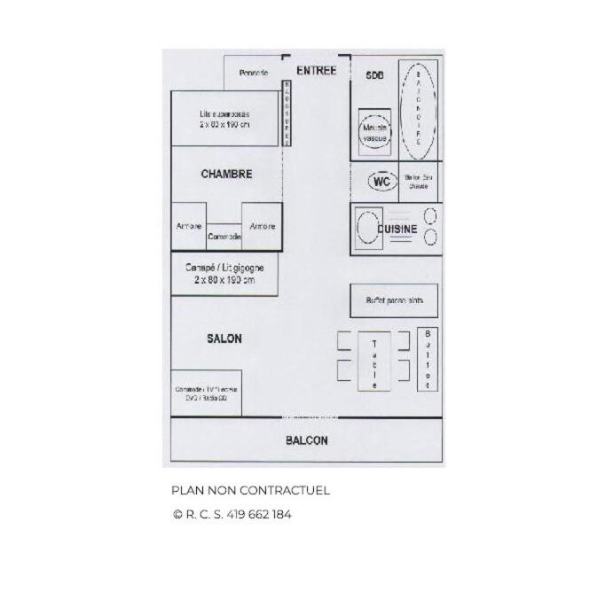 Résidence Sarvan - Studio cabine au pied des pistes aux Ménuires pour 4 personnes MAE-5164 - 3